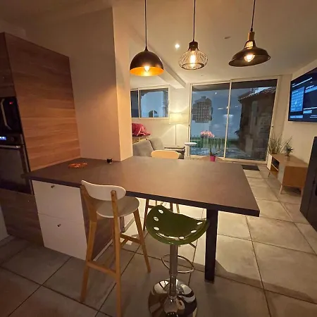 Apartment Plein Pied Centre Avec Petite Cour Interieur *